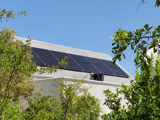 De Zalze Winelands Estate Solar power