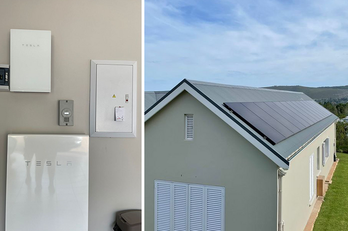 Knysna homeowner making smart choices for their home energy needs