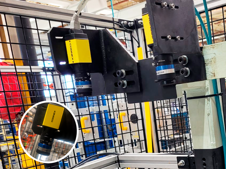 Our Cognex solution helps detect faults for this automotive manufacturer