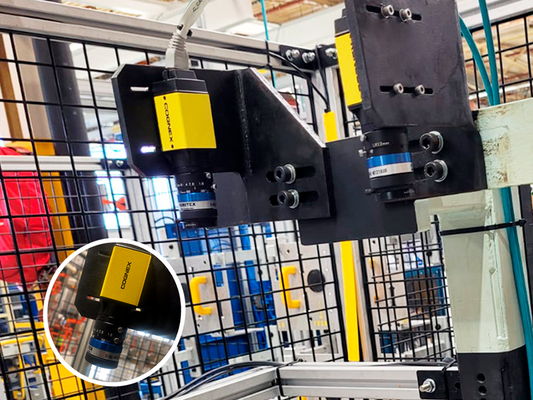 Our Cognex solution helps detect faults for this automotive manufacturer