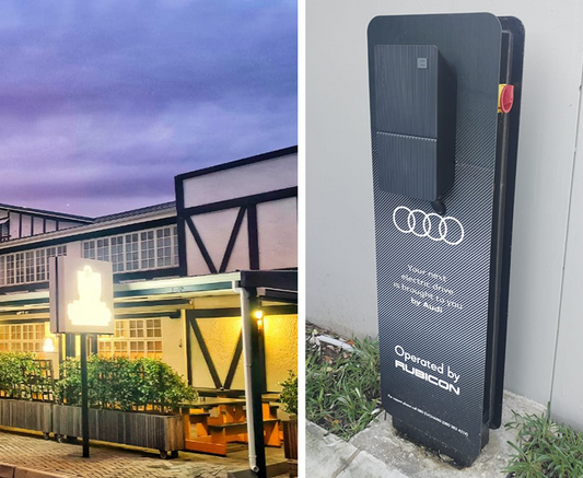 Electric Vehicle charging station at Royal St. Andrews Hotel & Spa