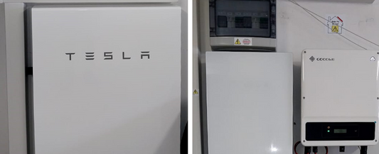 Goodwe grid-tied inverter and the Tesla Powerwall