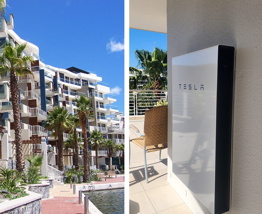 V&A Waterfront Tesla Powerwall loadshedding solutions