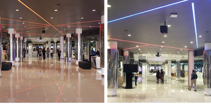 Advanced lighting control system for Vodaworld Johannesburg