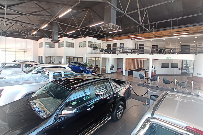 Rubicon lighting solution bringing the cars to life for Westvaal Motor Group