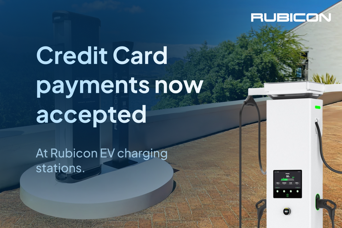Credit card payments now accepted at Rubicon EV charging stations – a first in SA