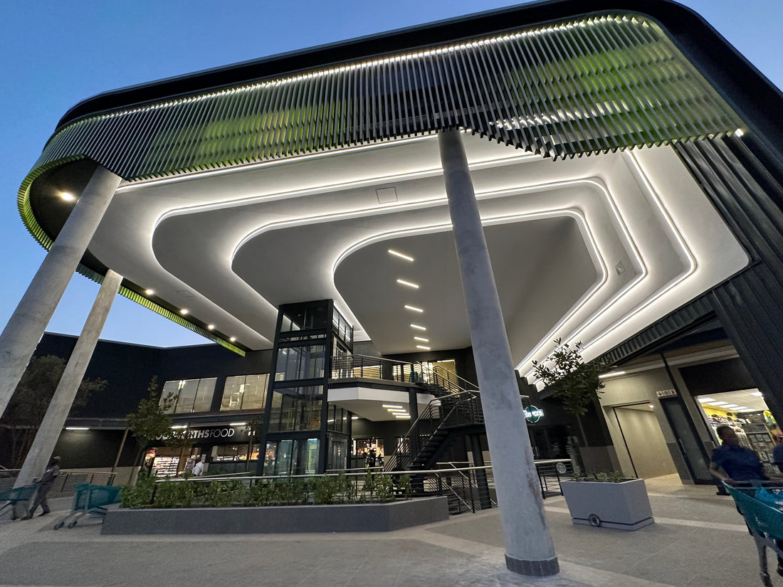 Ridgeview Shopping Centre light fittings
