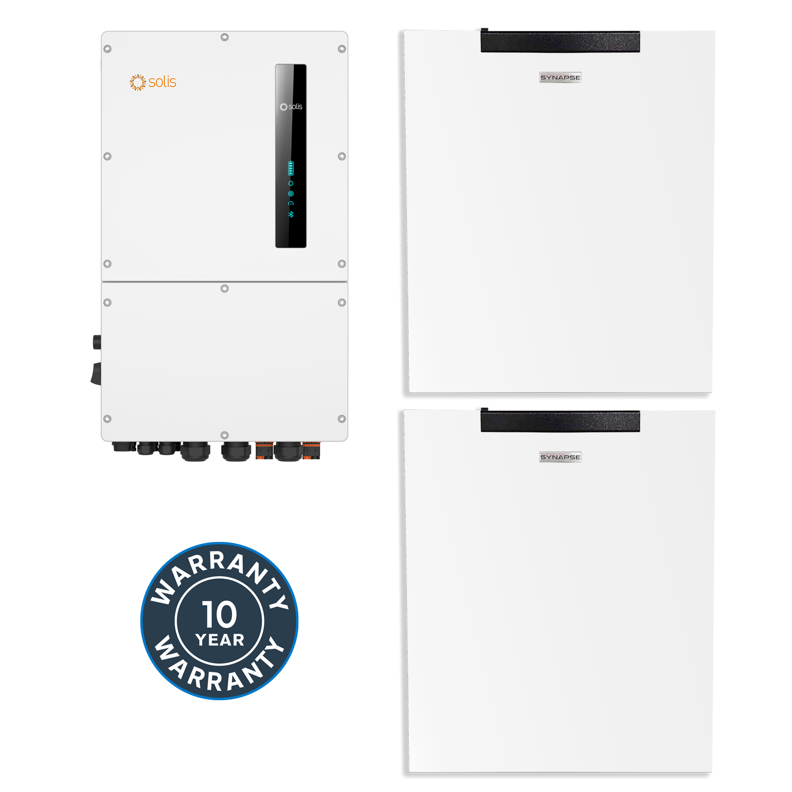 6kW Solis Inverter + 2x Synapse 5K0 (10.24kWh storage) Battery Kit - Rubicon Installer Portal