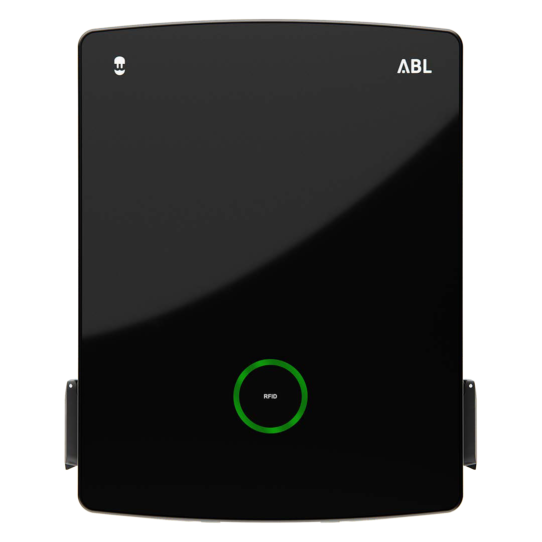 ABL EV Charger, twin, shutter, controller, standard, black, 22kW - Rubicon Installer Portal