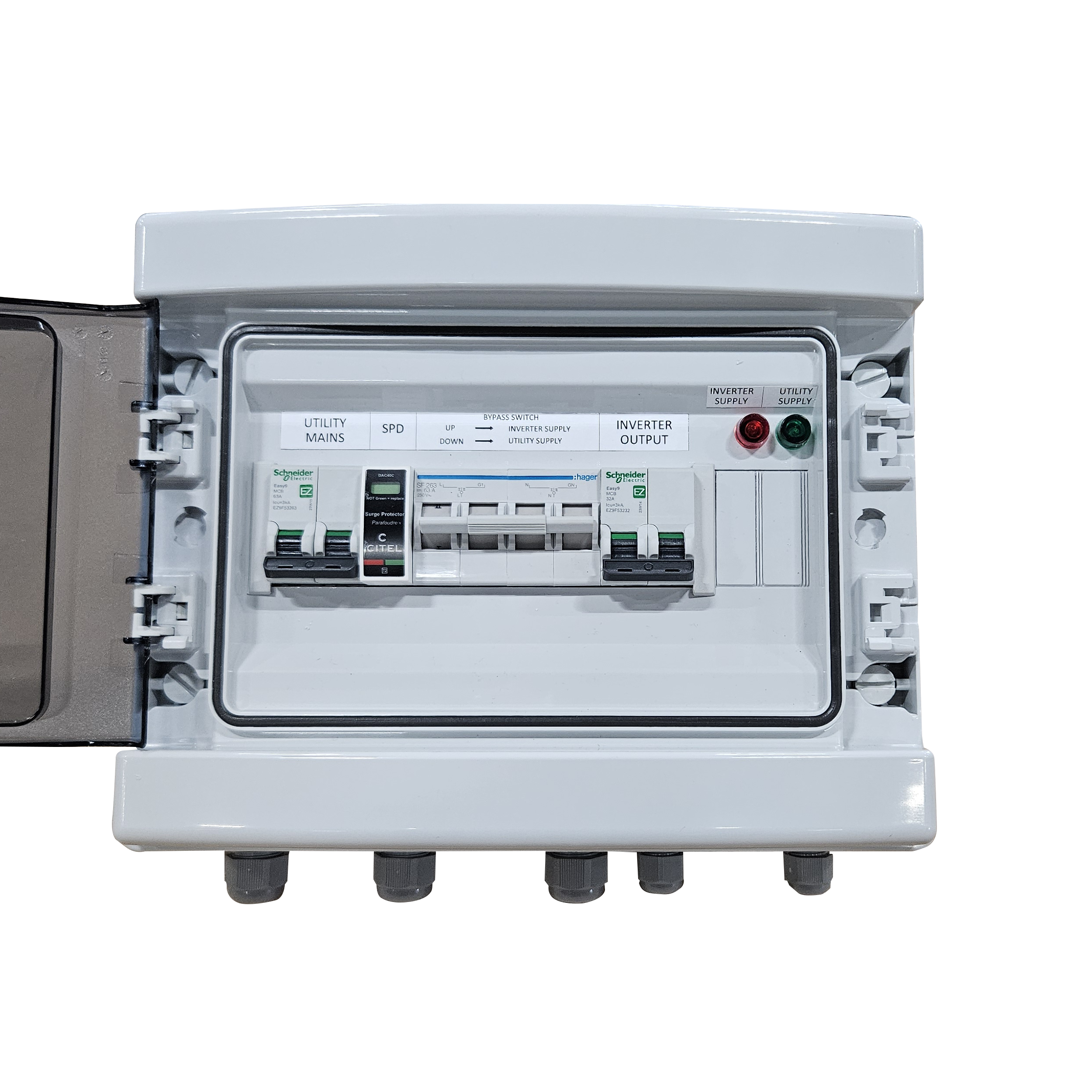 AC Protection box, 40A inverter input, 8kVA - Rubicon Installer Portal
