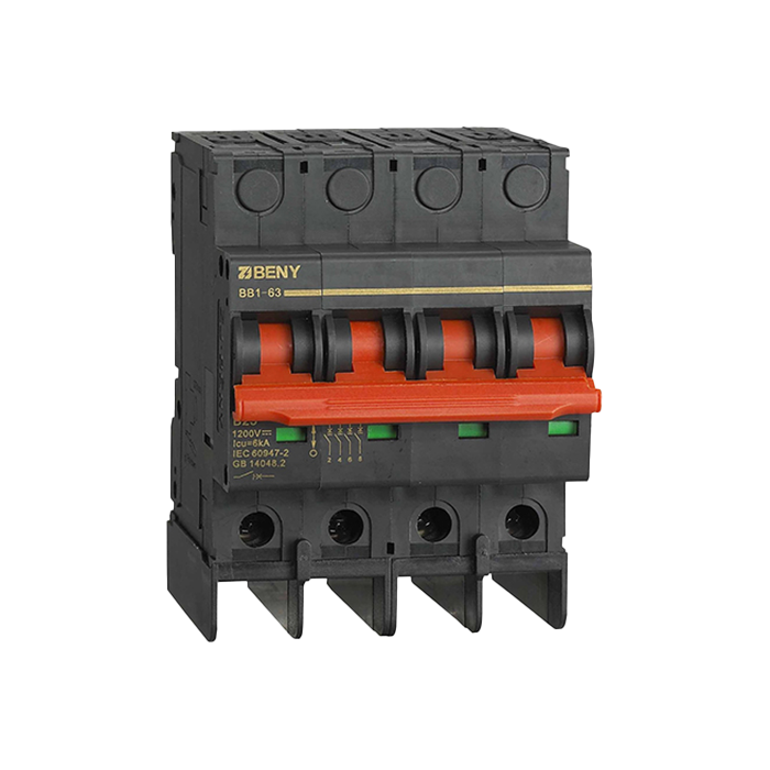 Zjbeny DC Circuit breaker, DIN mount, 4-pole, 1200V, 16A - Rubicon Installer Portal