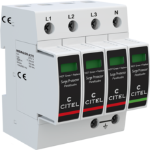 Citel DAC50-31-275 SPD, type 2, AC, 3P+N, 230/400V - Rubicon Installer Portal