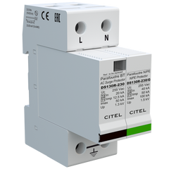 Citel DS132RS-230/G SPD, type 1+2, AC, 230VAC - Rubicon Installer Portal