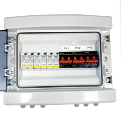 DC protection box with fuse protection, 3-string, 8KVA - Rubicon Installer Portal