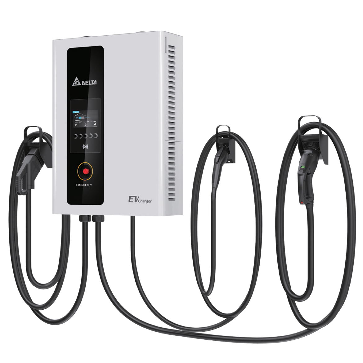 Delta 50kW DC charging, 2 x CC2, 5m Cable - Rubicon Installer Portal