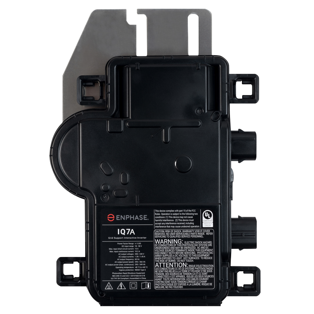 Enphase IQ 7A Microinverter, 349VA, 230 + 400VAC, MC4. - Rubicon Installer Portal