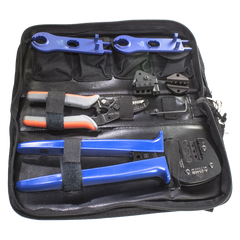 Flexgear Solar crimping tool set for 2.5, 4 & 6mm, with cutter and stripper - Rubicon Installer Portal