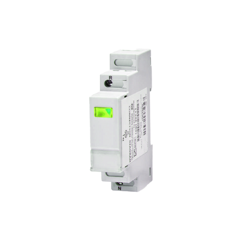 GIC Single Phase Indicator 240VAC DIN Mount Green LED