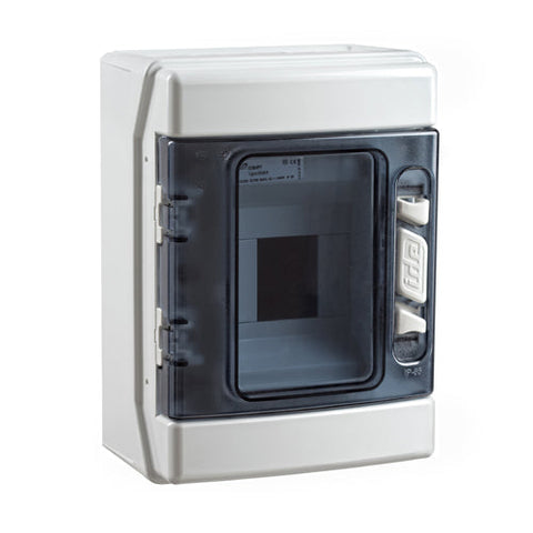 IDE Distribution box, watertight, 1x4, DIN, 231x166x113mm
