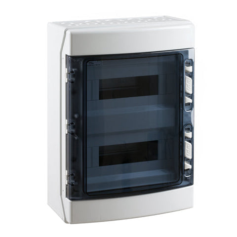 IDE Distribution box, watertight, 2x12, DIN, 436x310x148