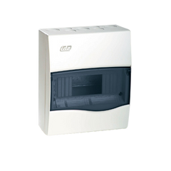 IDE Surface DB, transparent window, 1x8, DIN, 228x191x99 - Rubicon Installer Portal