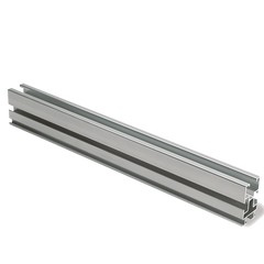 Lizard Aluminium profile, flat, V2, 4.35m - Rubicon Installer Portal
