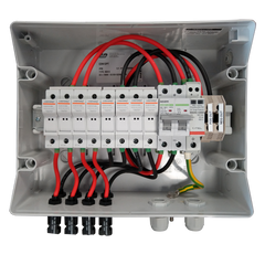 Nex Combiner, type 2 SPD, DC isolator, 4 string, 150VDC - Rubicon Installer Portal