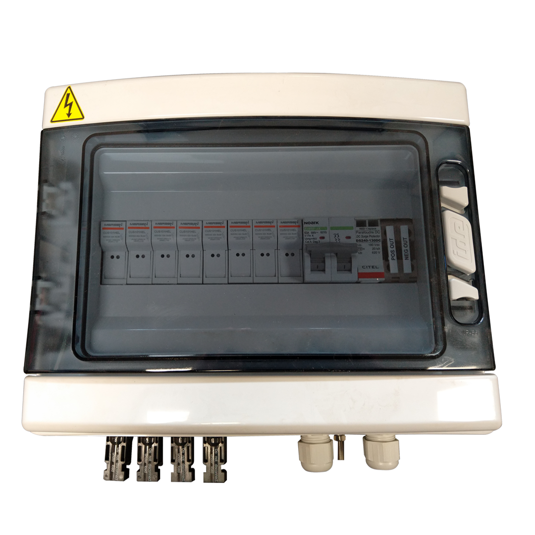 Nex Combiner, type 2 SPD, DC isolator, 4 string, 150VDC - Rubicon Installer Portal