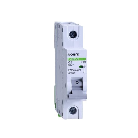 Noark Ex9BP-JX(-) Mini circuit breaker, 1-pole, 250VDC, 10A - Rubicon Installer Portal