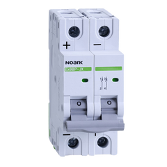 Noark Ex9BP-JX(+) Mini circuit breaker, 2-pole, 500VDC, 1A - Rubicon Installer Portal