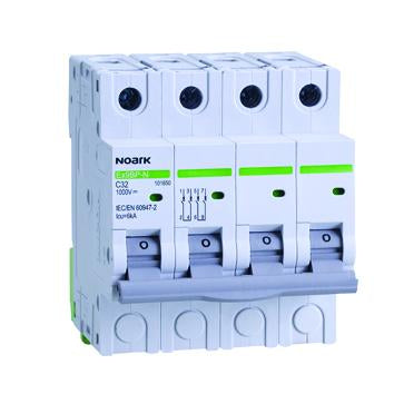 Noark Ex9BP-JX(-) Mini circuit breaker, 4-pole, 1000VDC, 32A - Rubicon Installer Portal