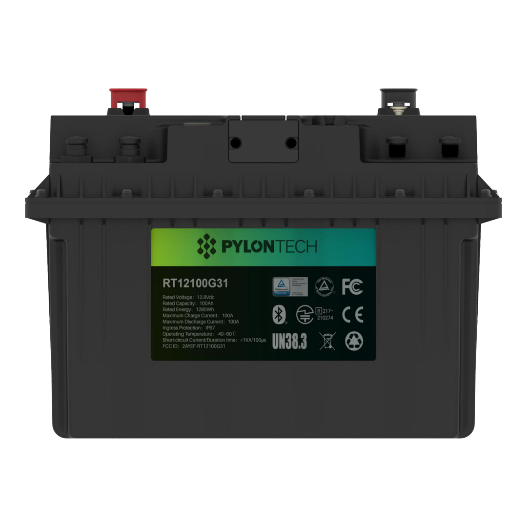 Pylontech Rechargeable Li-ion battery, 12.8V, 100Ah, 50A - Rubicon Installer Portal
