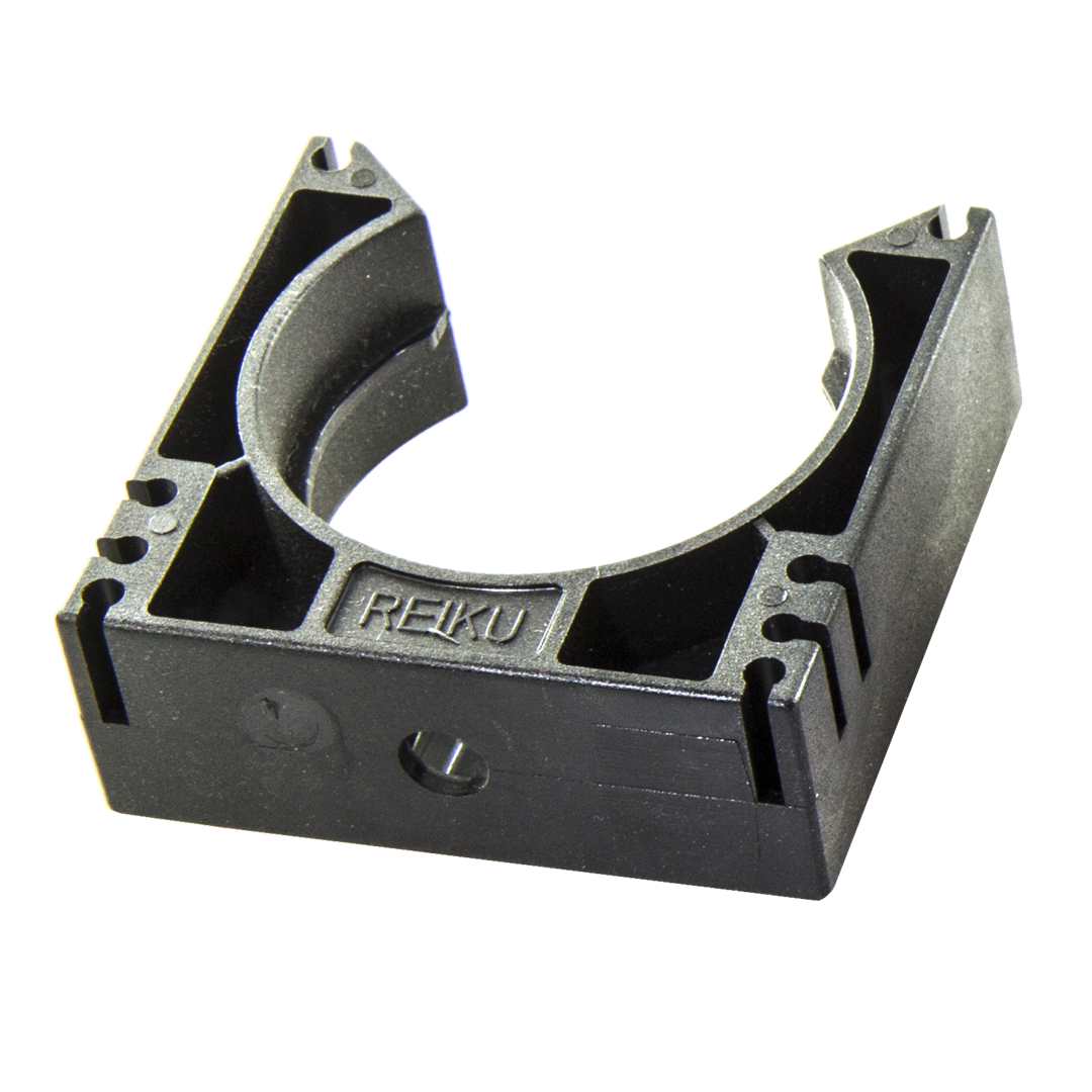 Reiku Conduit support bracket, polyamid, black, NW 29mm - Rubicon Installer Portal