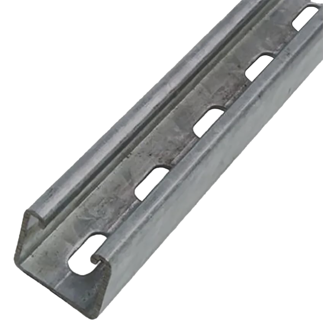Rubicon Solarstrut, slotted 1.6mm, HDG steel, 6.1m length - Rubicon Installer Portal