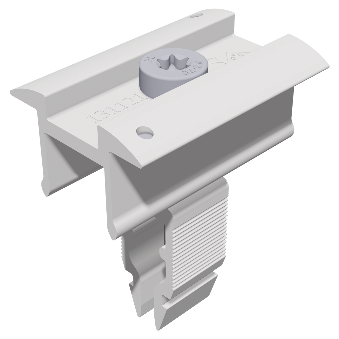 Schletter Mid clamp, Rapid16, silver, 30 - 40mm - Rubicon Installer Portal