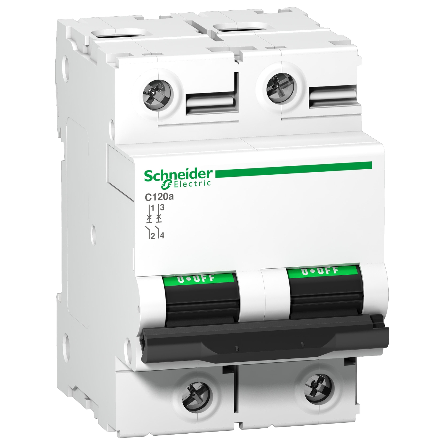 Schneider Miniature circuit-breaker, C-curve, 2-pole, 5kA, 80A - Rubicon Installer Portal