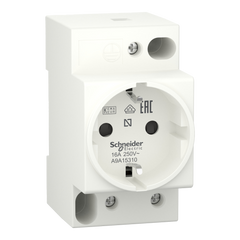 Schneider Modular socket, 2P+E, 250V, 16A - Rubicon Installer Portal