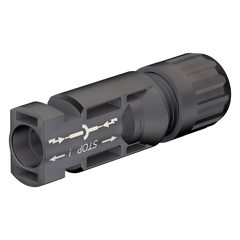 Staubli PV-KST4/6X-UR Cable coupler, male MC4, 5.5 - 7.4mm - Rubicon Installer Portal