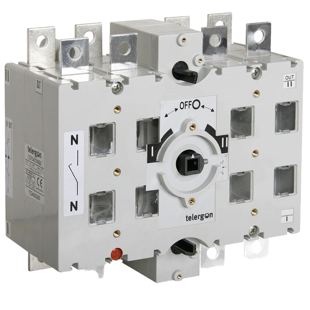 Telergon Changeover switch, size 1, 3P + N, 250A - Rubicon Installer Portal