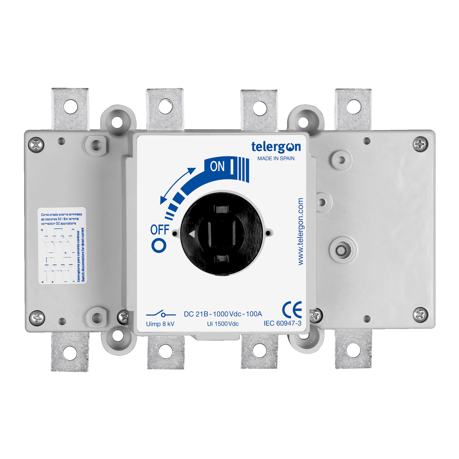 Telergon Switch disconnector, size 1, 3P + N, 125A - Rubicon Installer Portal