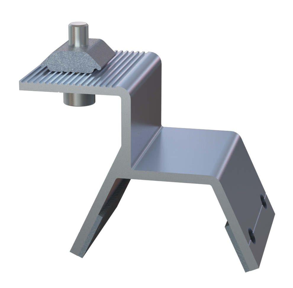 Vectis Full rail rooftop clamp IBR, 60mm & EPDM - Rubicon Installer Portal