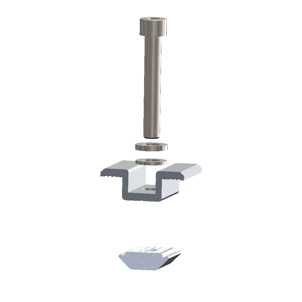 Vectis Generic mid clamp, 30 - 35mm - Rubicon Installer Portal