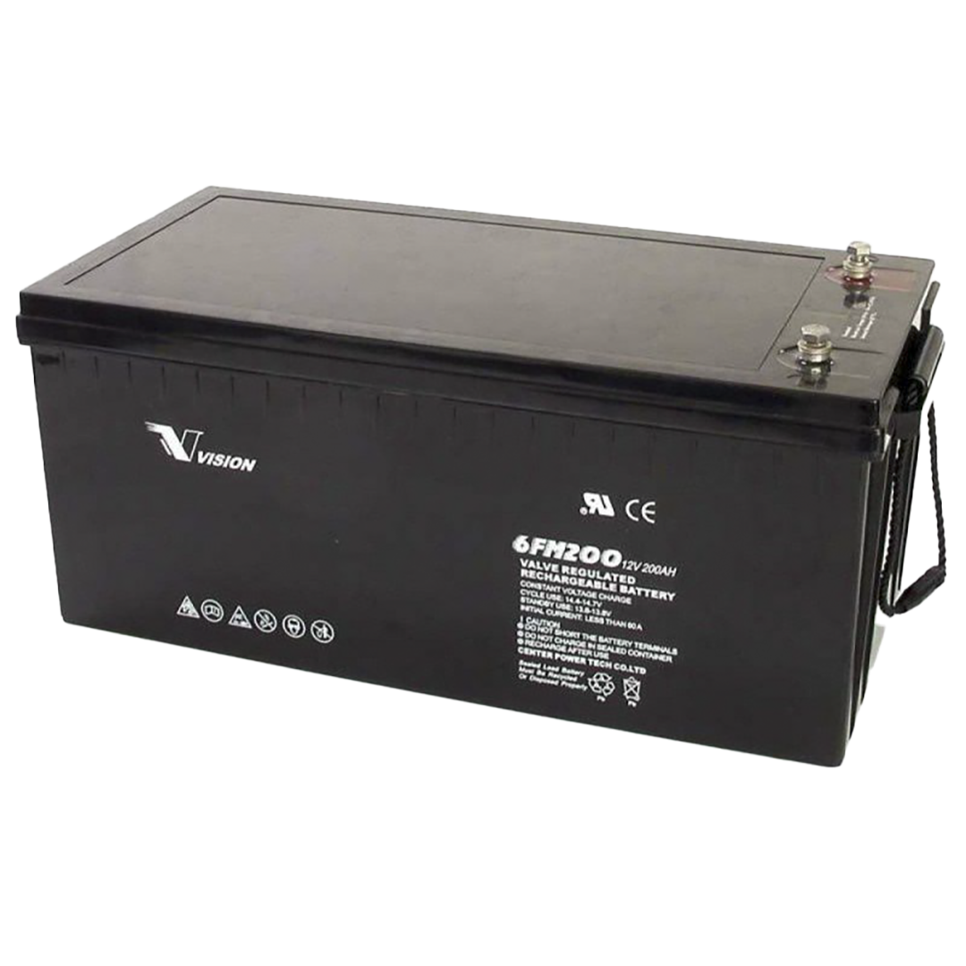 Vision Deep cycle AGM battery, 12V, 200Ah - Rubicon Installer Portal