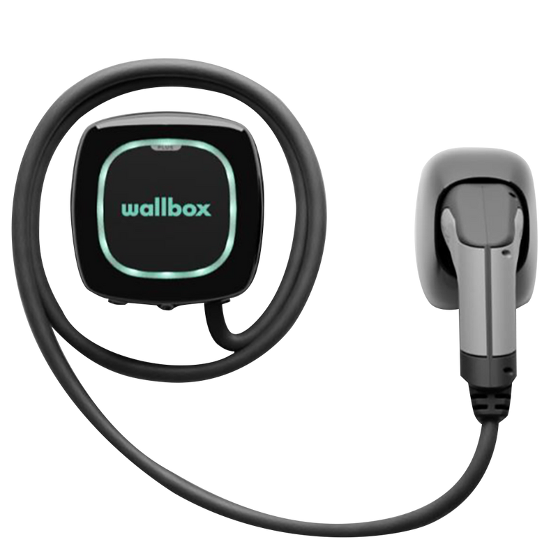 Wallbox Pulsar plus charger, type 2, black, 11kW, 5m